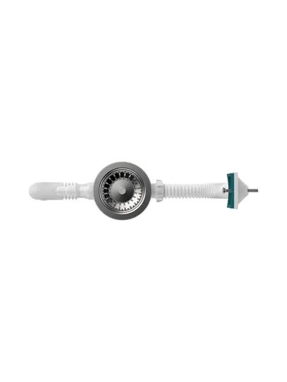 Aquant сифон для раковины 3 1/2"x40, с отводом для стиральной машины (AB0147-20-MR)