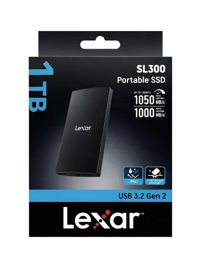Внешний SSD-накопитель Lexar SL300 1 ТБ USB 3.2 Gen 2