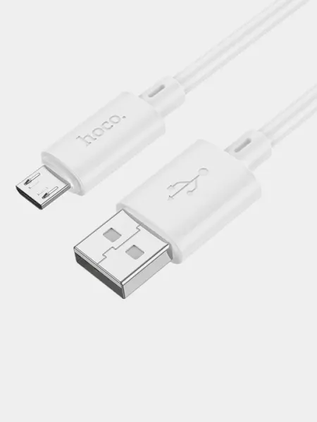 Кабель Hoco X88 Gratified, USB на Micro, 1 м, PVC, 2.4А, без упаковки, зарядка и данные