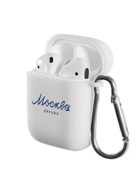 ФК Динамо Чехол на AirPods 1 2 матовый с принтом Москва