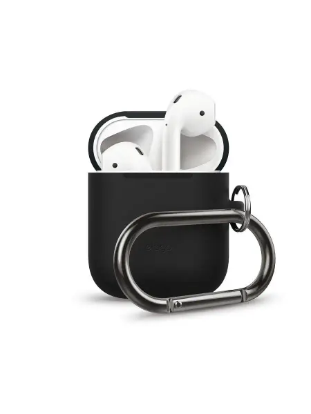 Elago Чехол для AirPods 1 и 2 Hang case с карабином