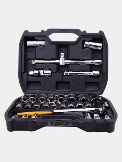 Набор торцевых головок Deli EDL1032 1/2", 32 шт