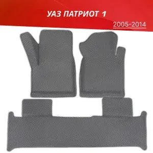 Коврики EVA (ЕВА) 3D УАЗ Патриот 1 (2005-2014) / UAZ Patriot (до рестайлинга)