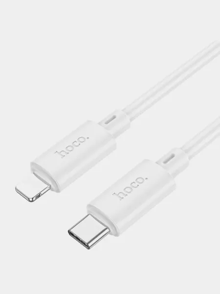 Кабель Hoco X88 Gratified, Type-C на iP, 1 м, PVC, PD 20W, без упаковки, зарядка и дата