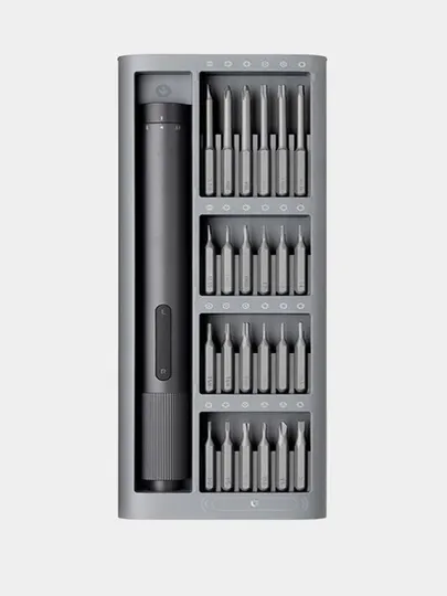 Электроотвертка Xiaomi Electric Precision Screwdriver Kit, 24 в 1, в кейсе, с набором бит