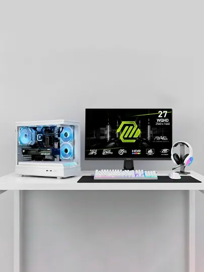 Игровой ПК i5-14400F, RTX 3060/5060/5070, 1 ТБ NVMe, DDR4 16-32 ГБ, монитор 2K 240 Гц, к.м