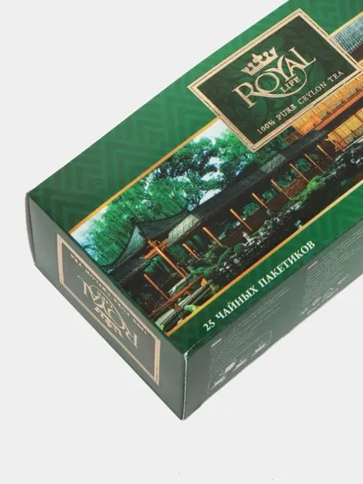Чай зеленый Royal Life Green, 25 пакетиков, по 1.5 г