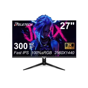 Reletech 27" Монитор G27X Ultra Fast-IPS игровой монитор 300 Гц 2K 1 мс DP+HDMI, IPS, 2560x1440 2K, 300 Гц, черный