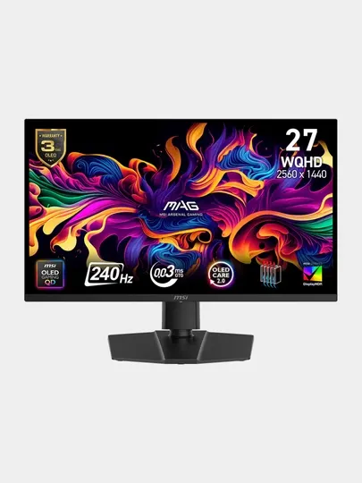 Монитор MSI MAG 273QP QD-OLED X24,O'yin uchun zo'r monitor, 1 год гарантии