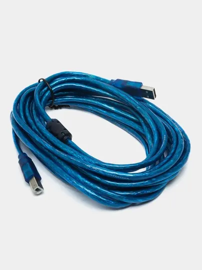 USB кабель для принтера, сканера, МФУ, экранированный, 1.5, 3, 5 м