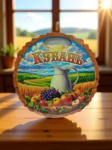 Доска сувенирная деревянная Кубань