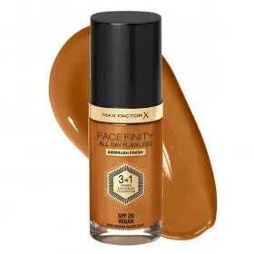 MAX FACTOR Тональная основа Facefinity All Day Flawless 3 В 1, № 98 Warm Hazelnut, 30 мл