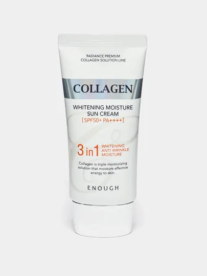 Солнцезащитный крем Enough 3 in 1 Whitening Sun Cream SPF50/PA+++, 50 мл