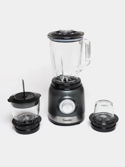 Кухонный комбайн, Блендер, измельчитель, кофемолка, 3 в 1, Sonifer SF-8125