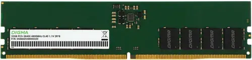 Digma Оперативная память DGMAD54800032D DDR5, 4800 МГц, 1 x 32 ГБ (DGMAD54800032D)