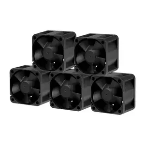 Вентилятор для компьютера Arctic Cooling 6000 об/мин, 4 pin, 40 мм, 7.1 CFM, черный, 5 шт (ACFAN00273A)