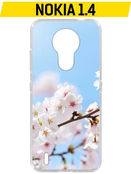 Krutoff Чехол-накладка Clear Case для Nokia 1.4