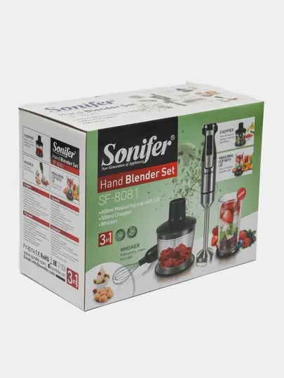 Ручной блендер Sonifer SF-8081, 4 в 1