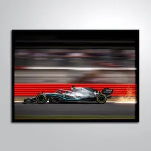 Постер в раме/Болид формулы 1 f1 formula 1 Льюис Хэмилтон lewis Нamilton Mercedes AMG Performance 44 номер