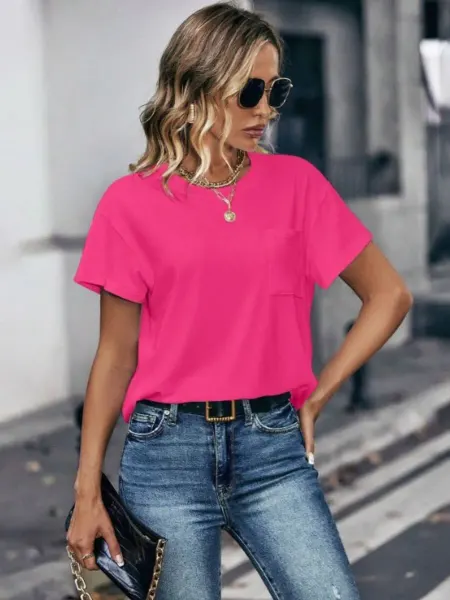 SHOP M.A Футболка женская с караман