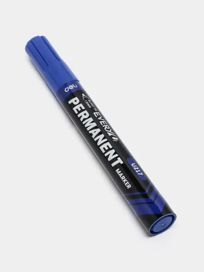 Перманентный маркер Deli EU217-BL, 1.5 мм, BLUE