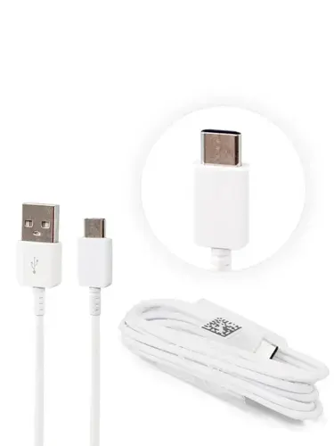 Samsung USB-A/USB-С 1,5 м Кабель для мобильных устройств, белый, EP-DW700CWEGWW