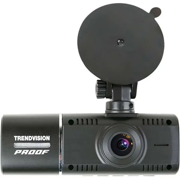 Автомобильный видеорегистратор TrendVision Proof PRO, GPS, дополнительная камера, 1,5 дюйма, черный