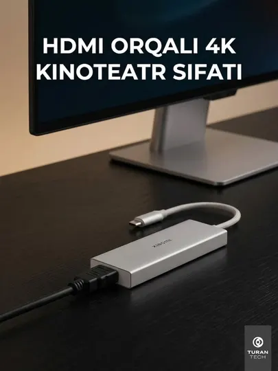 Xiaomi USB-хаб 5 в 1 с Type-C и HDMI