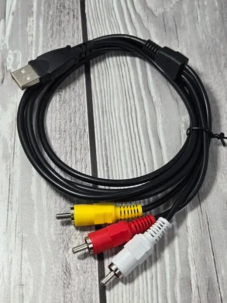 OPTOVIK-PRO Кабель USB-3RCA ( AV ), 1,5 метра