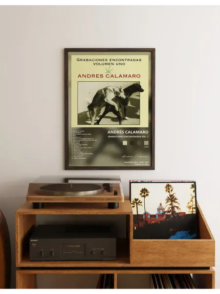 Postersbase Постер Andrés Calamaro - Grabaciones Encontradas Vol 1 50x70