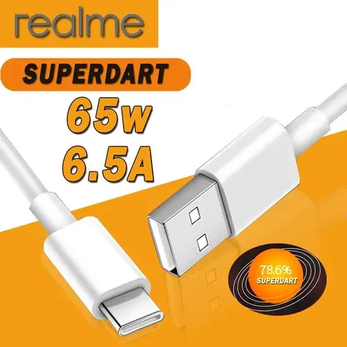 Кабель Realme 6.5A USB Type-C SuperDart, 1м