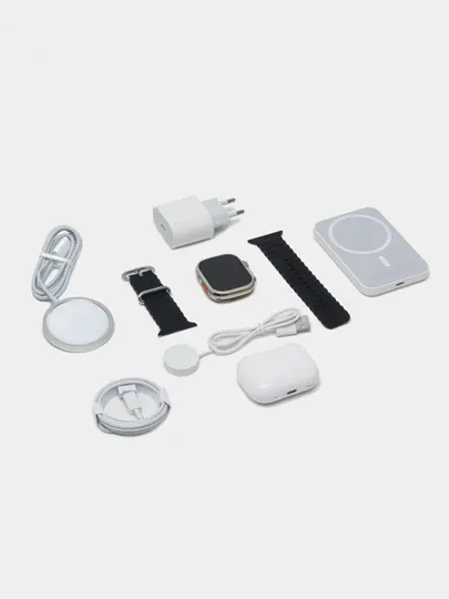 Смарт часы X10, 6 в 1 комплект, Pods, Power bank, Smart Watch