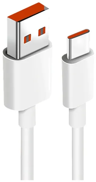 USB кабель Xiaomi Type-C 6A Fast Charging (1м) (BHR4915CN) Белый