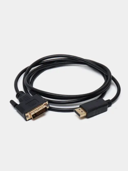 Кабель переходник Display Port на DVI, 1.8 м