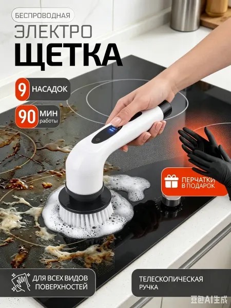 Xiaomi 8 в 1 Беспроводной электрощетка для уборки дома,ванной,двора