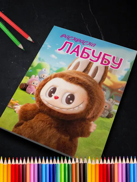 Раскраска детям и подросткам Лабубу