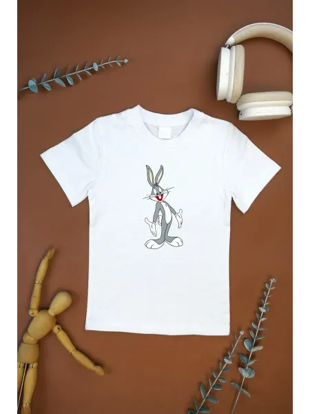 Happy Utka Футболка детская с принтом Looney Tunes Багз Банни