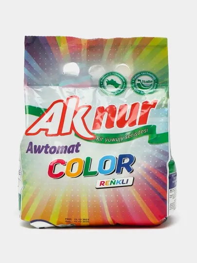 Стиральный порошок "Aknur Color" автомат, 1.5 кг