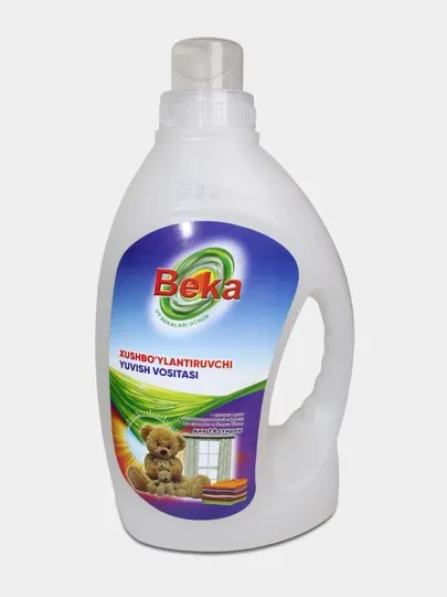 Гель для стирки Beka с ароматом свежести, подходит для детской одежды, 1,5 л