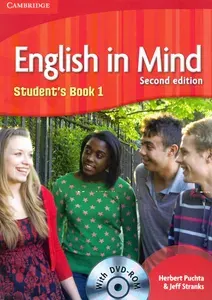 English in Mind Level 1 Students Book with DVD-ROM / Учебник | Stranks Jeff, Puchta Herbert