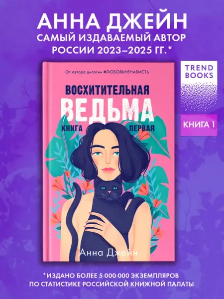 Издательство CLEVER Анна Джейн. Восхитительная ведьма. Книга 1. Книги романы