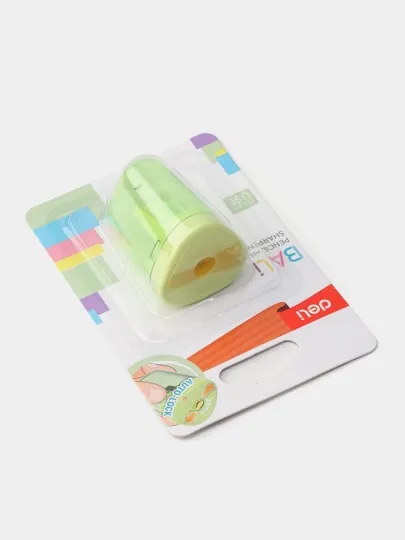 Точилка ручная для карандашей Deli EH555, 1 отверстие, пластиковая