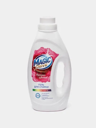 Гель для стирки "MAGIC DRIVE" для цветного белья, 1 литр (Россия)