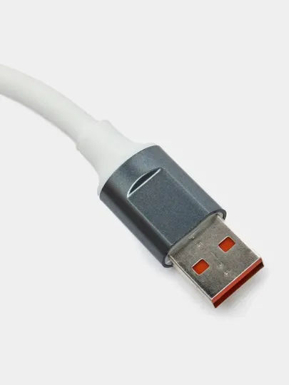 Кабель толстый USB на Lighting для iPhone, длина 1 м