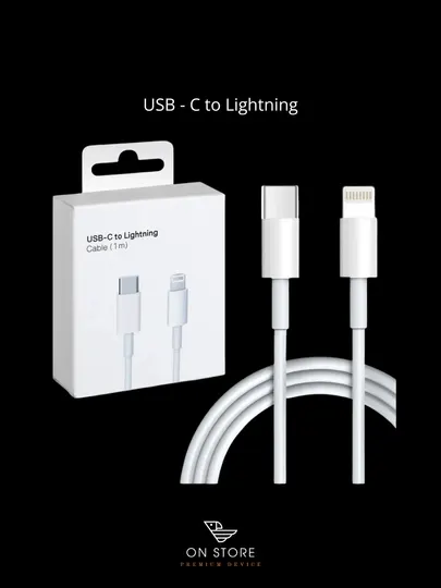 Кабель для зарядки iPhone — Type-C – Lightning 1 м