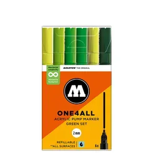 Molotow Набор акриловых маркеров ONE4ALL 227HS Basic-Set 3 4 мм