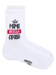 Носки MOGZY мужские, женские Мама всегда права, 1 пара