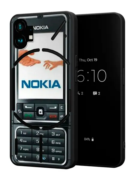 PBl store Чехол на Nothing Phone 1 с принтом Nokia
