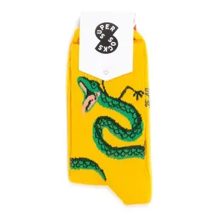 Носки SUPER SOCKS мужские, женские Носки с рисунками Super Socks - Змея, 1 пара