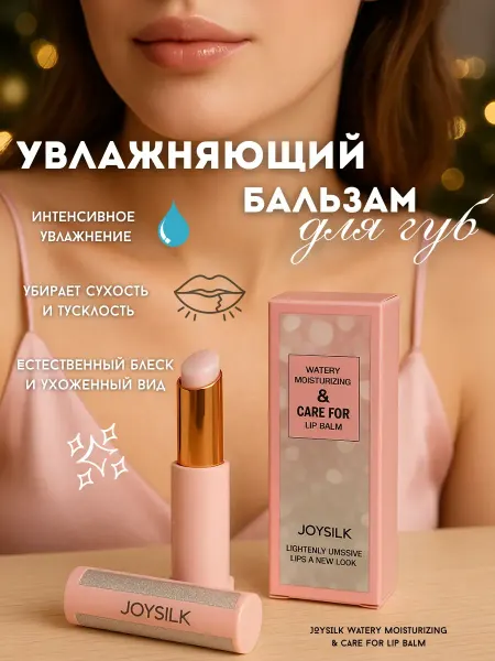 TELEGEI 1 Гигиеническая помада для губ увлажняющая с блеском